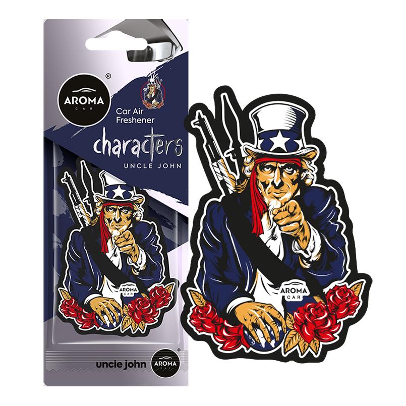 Ароматизатор Aroma Car Cellulose Characters Uncle John (12048)