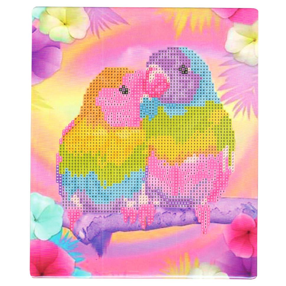 Алмазна мозаїка Ideyka Нерозлучна неповна викладка 21х25 см (178385)