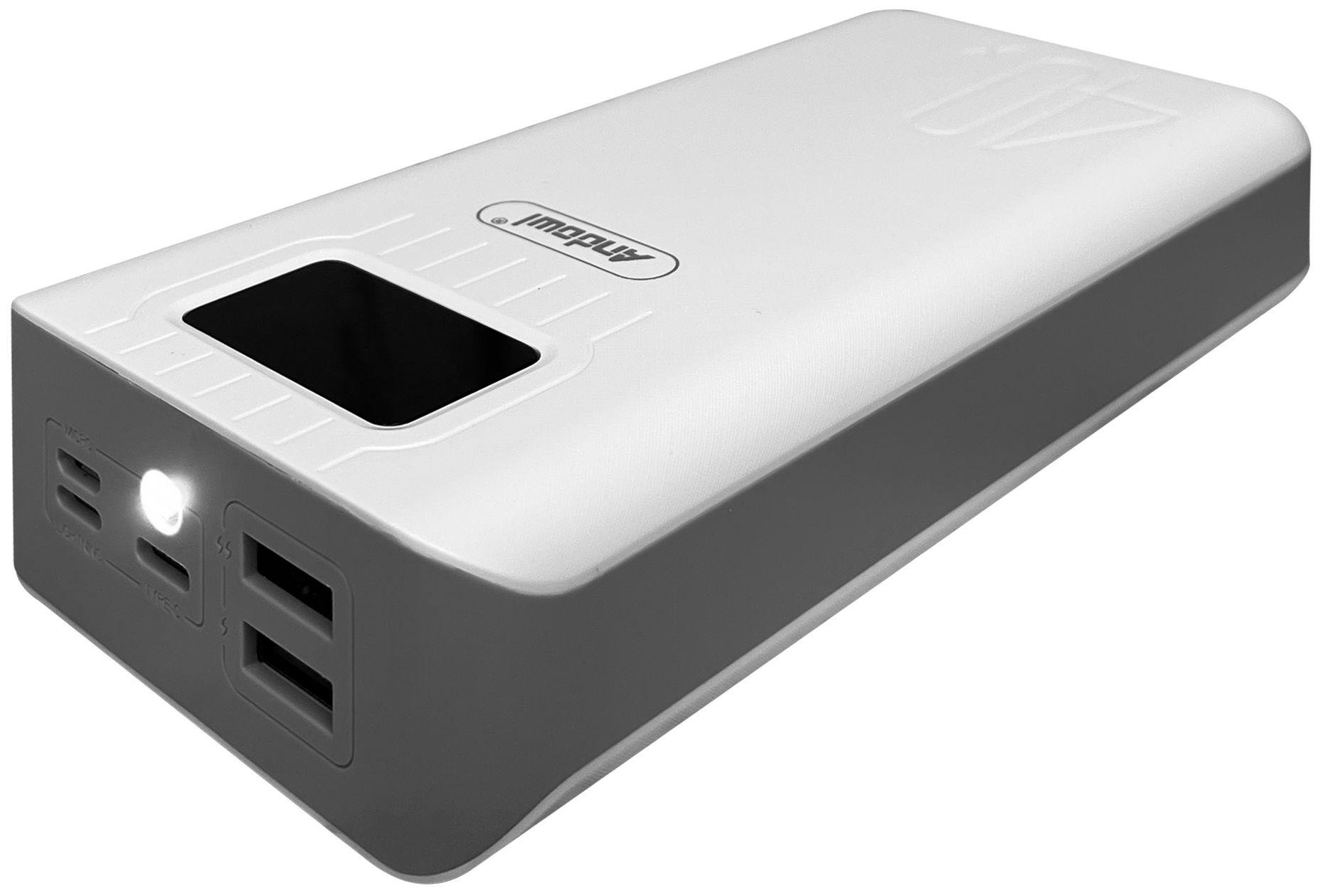 Повербанк Andowl Q-CD701 40000 mAh Белый/Серый (795591b5) - фото 4