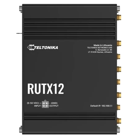 Маршрутизатор промисловий стільниковий Teltonika RUTX12 (35441411) Маршрутизатор промисловий стільниковий Teltonika RUTX12 (35441411)