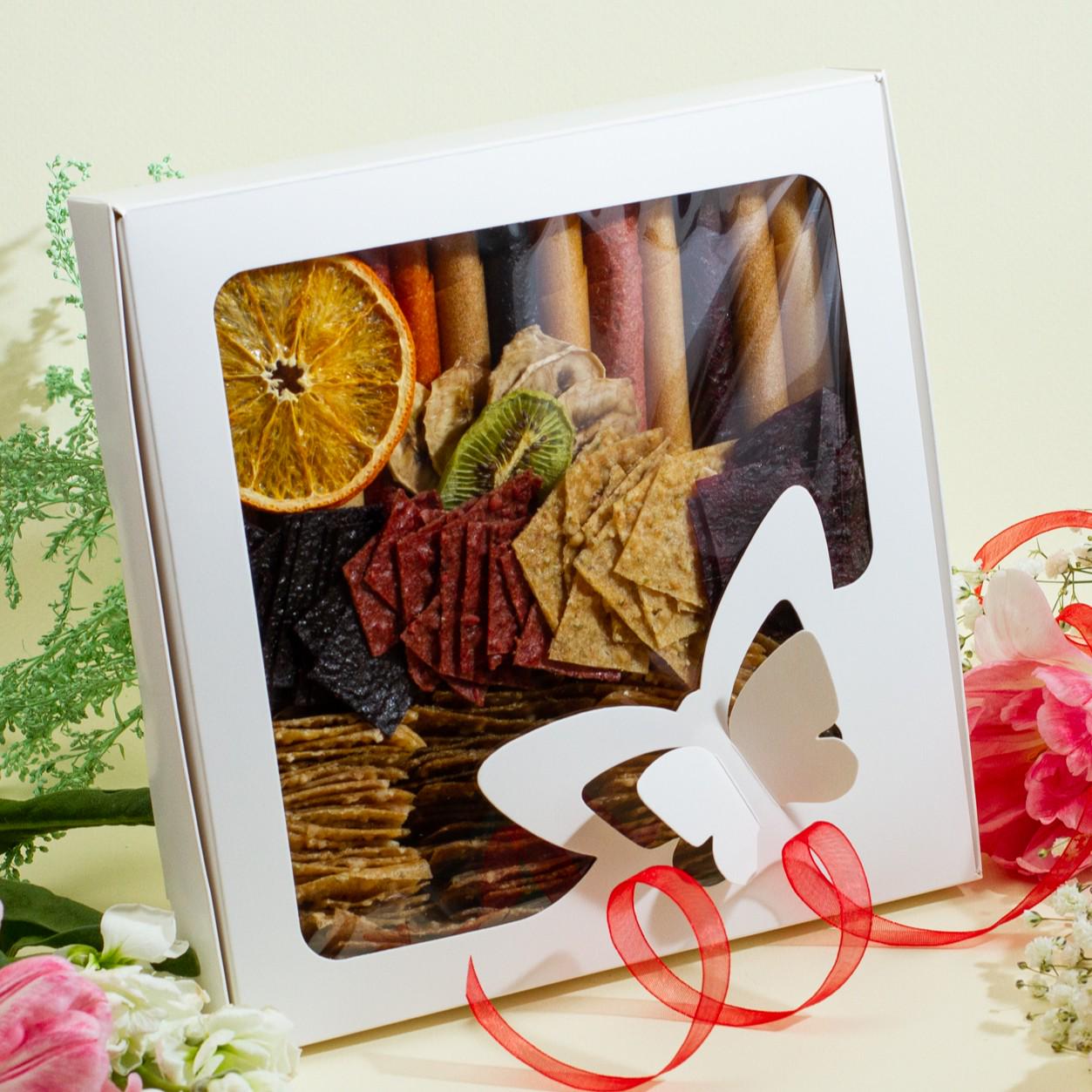 Набір пастили подарунковий Асорті метелик 450 г (FS-05005/9) Набір пастили подарунковий Асорті метелик 450 г (FS-05005/9)