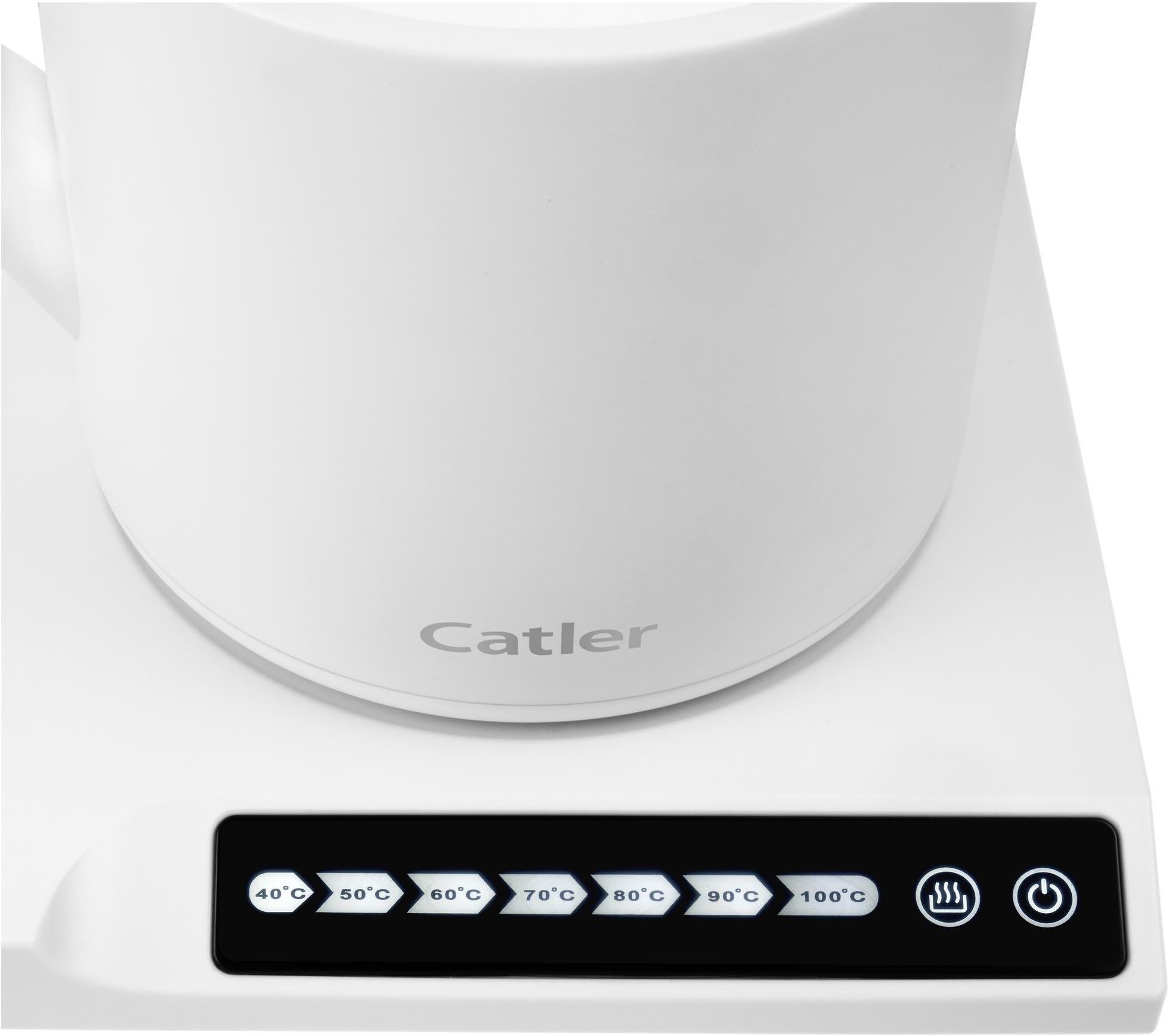 Электрочайник Catler BM500CHARLOTTA нержавейка 1200 Вт сенсорное управление 0,6 л Белый (627144) - фото 10