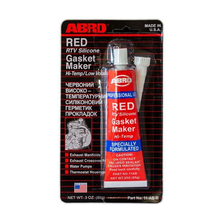 Герметик для формування прокладок ABRO 11-AB-R Gasket Maker високотемпературний силіконовий 85 г Червоний (205293-чер)