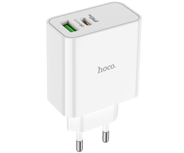 Зарядное устройство сетевое Hoco C113A Awesome PD65W QC3.0 White