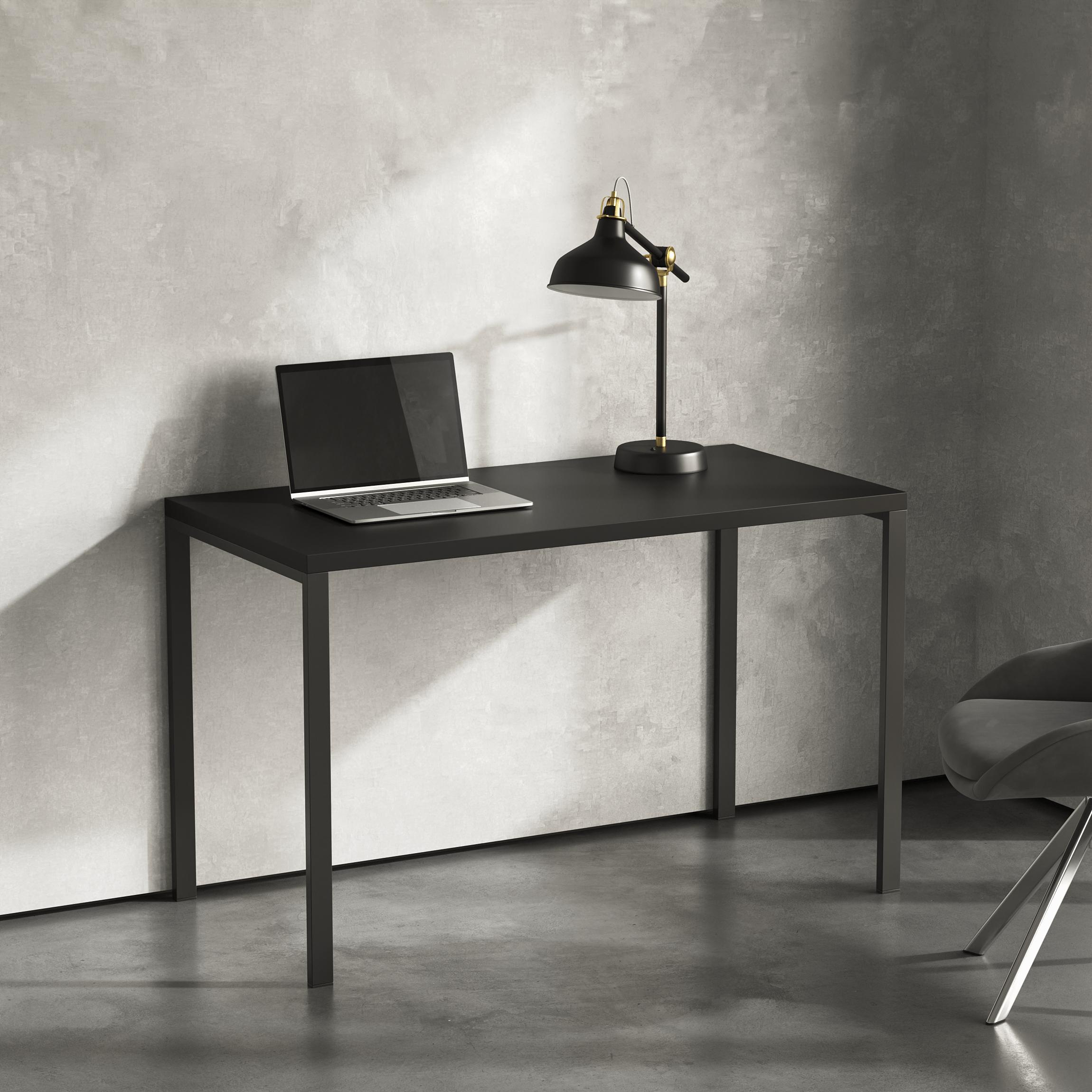 Стол письменный лофт Серия 3 1200х500х32 мм Черный