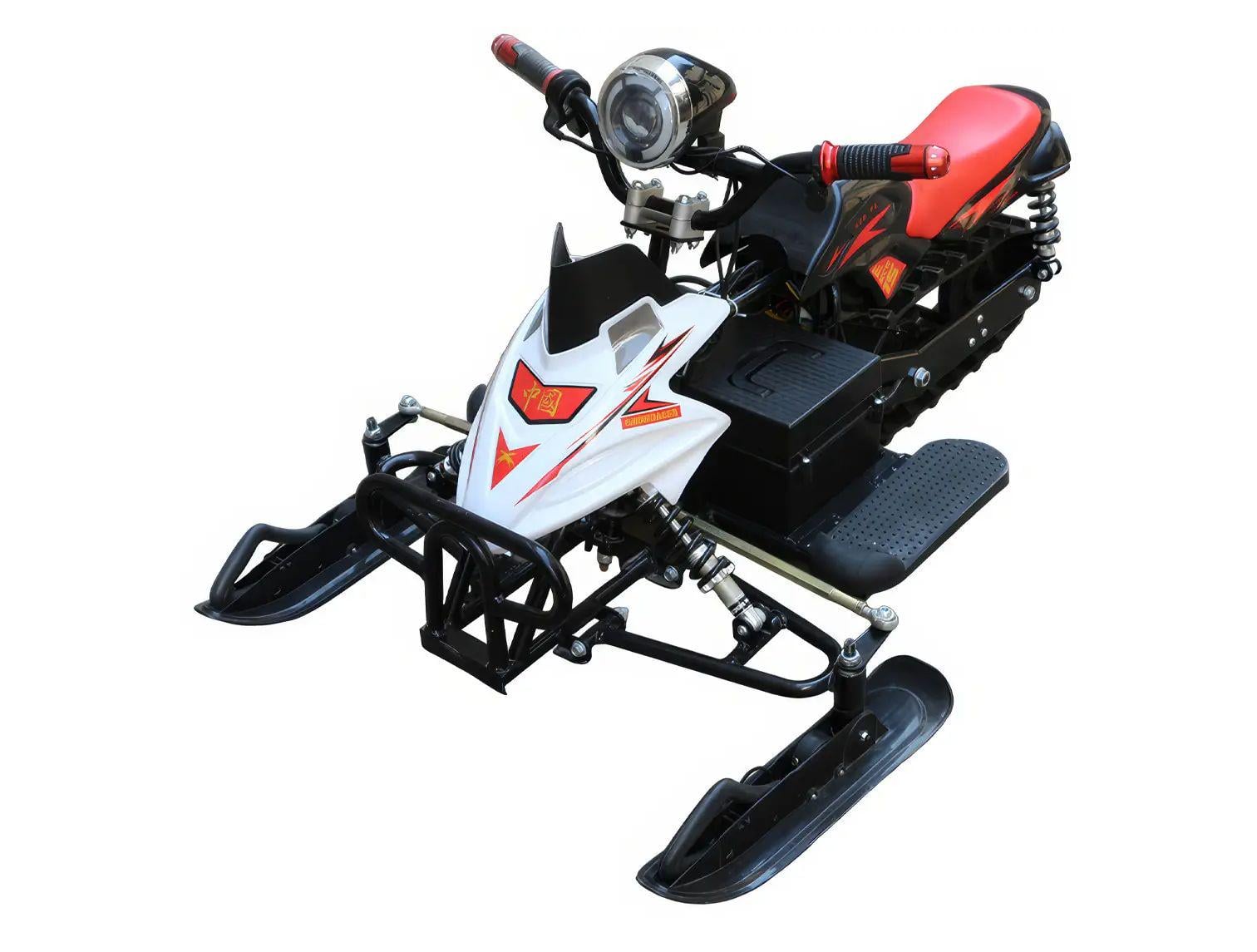 Электроснегоход Crosser S-1 800W 48V 20Ah на амортизаторах Красный Электроснегоход Crosser S-1 800W 48V 20Ah на амортизаторах Красный