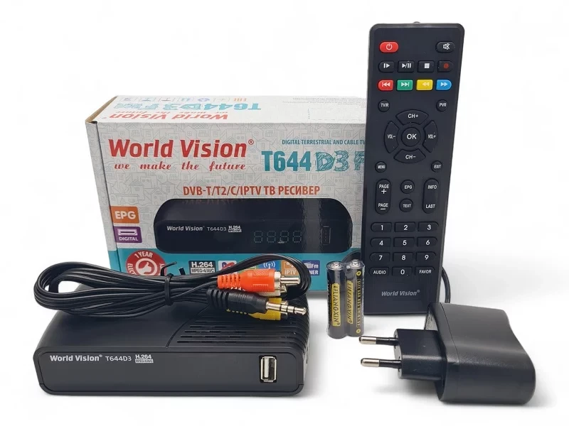 Тюнер Т2 World Vision T644D3 FM - фото 4