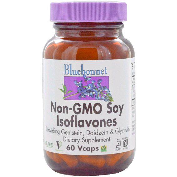 Соєвий екстракт Bluebonnet Nutrition Non-GMO Soy Isoflavones 60 Veg Caps (BLB0964)