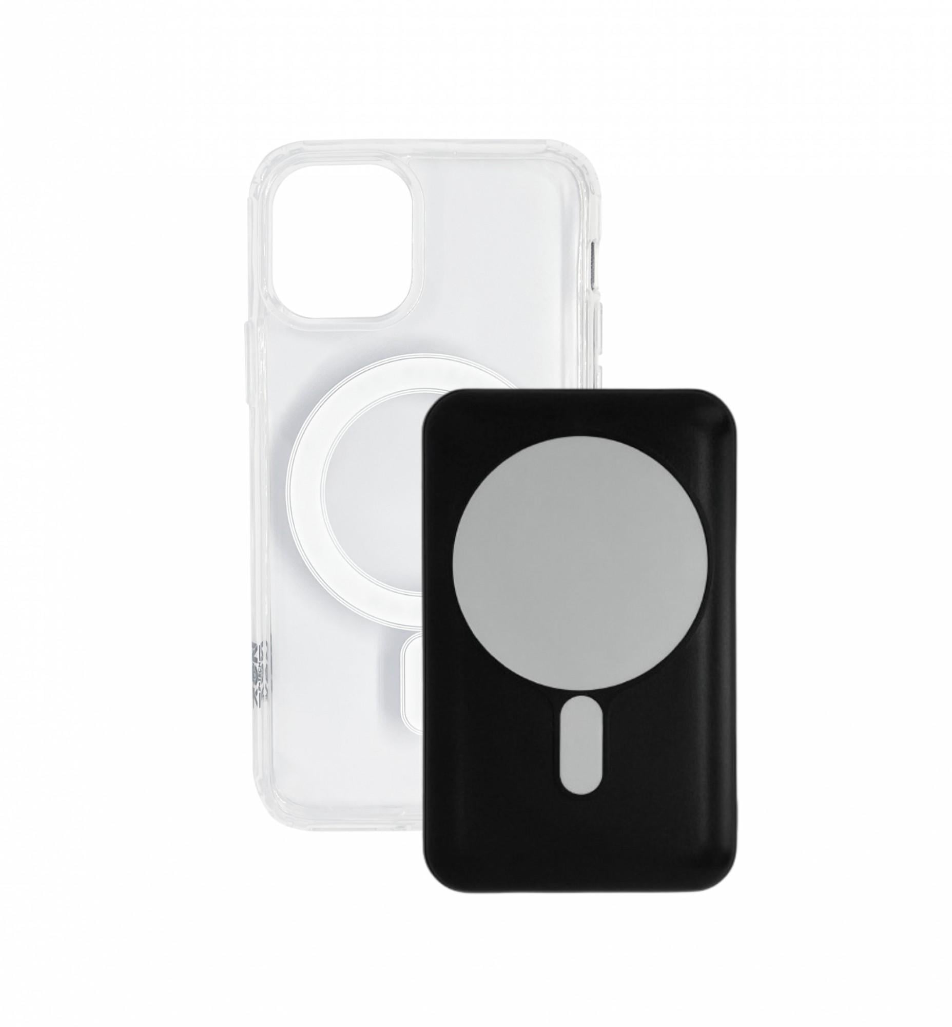 Чехол с беспроводной батареей XON 10000 mAh для iPhone 11 Pro BatteryCase Прозрачный/Черный (938003135)