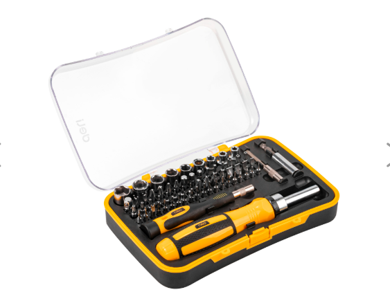 Набір викруток прецизійних Deli 65 пр. (2620895432)