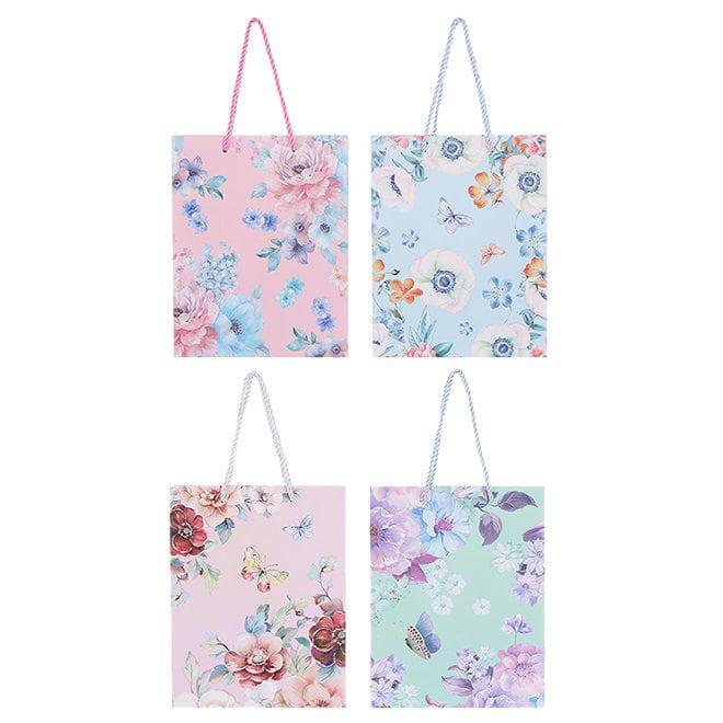 Набор подарочных пакетов Flora Микс 18х10х23 12 шт. (DR017562) Набор подарочных пакетов Flora Микс 18х10х23 12 шт. (DR017562)