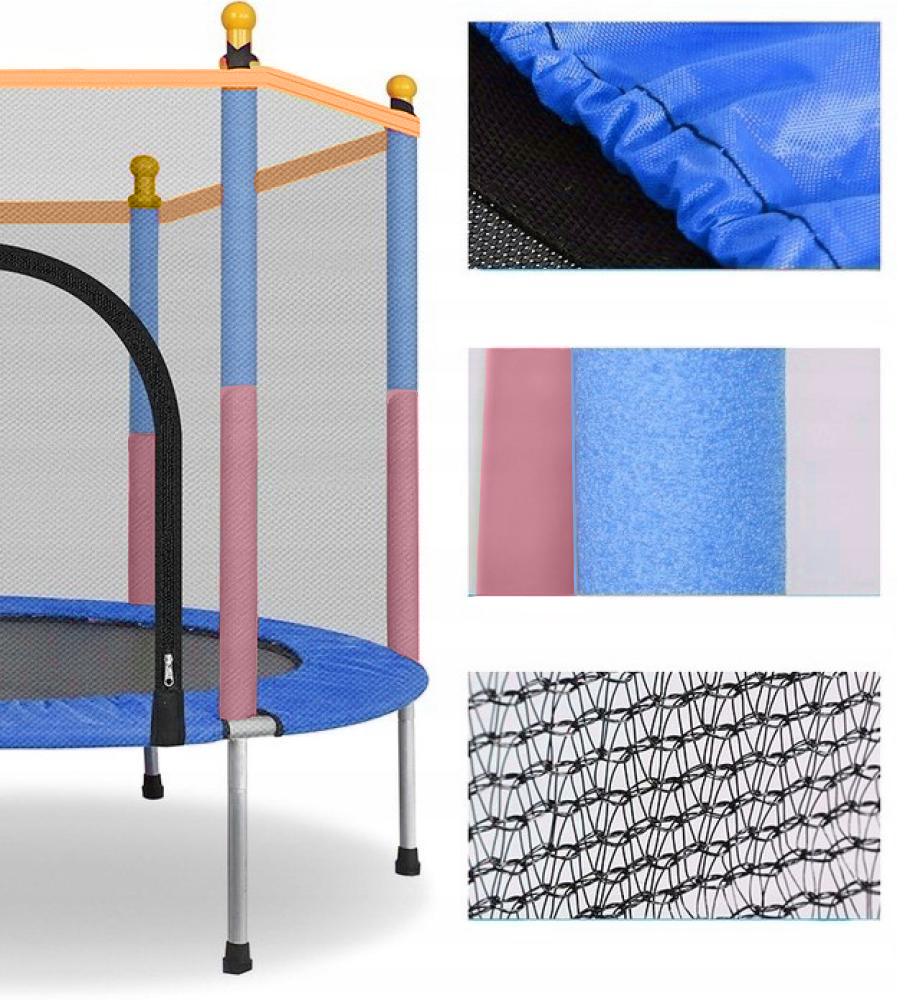 Батут-манеж детский с сеткой Atleto KRB01 140 см Синий (4398) - фото 3 Батут-манеж детский с сеткой Atleto KRB01 140 см Синий (4398) - фото 3