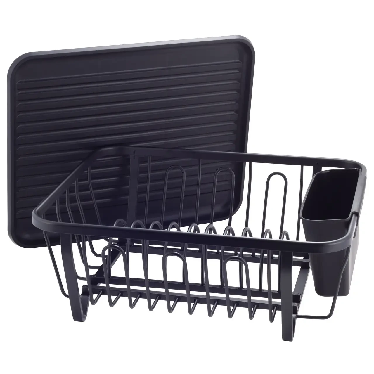 Сушилка для посуды Ofenbach KM-100400 из алюминия с поддоном 37,5х33х15 см (1687064802)