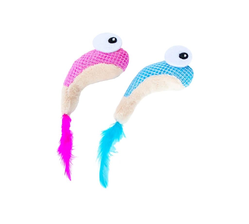 Іграшка для кішок Petstages Dental Shrimpies креветки з котячою м'ятою 2 шт. (pt67836)