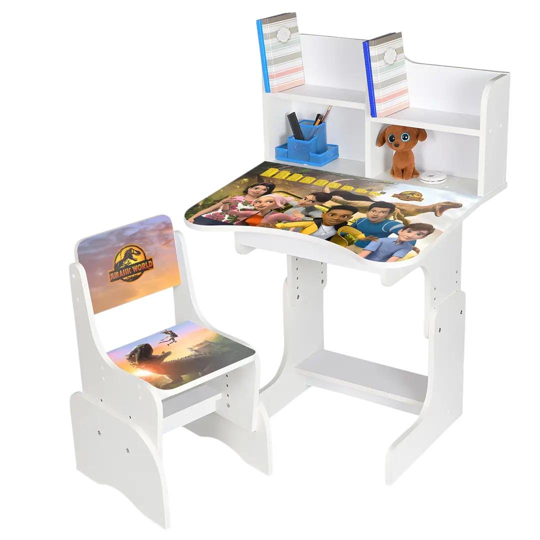 Парта дитяча Bambi з поличкою та стільцем Jurassic World (N 2071-14-1) - фото 2 Парта дитяча Bambi з поличкою та стільцем Jurassic World (N 2071-14-1) - фото 2