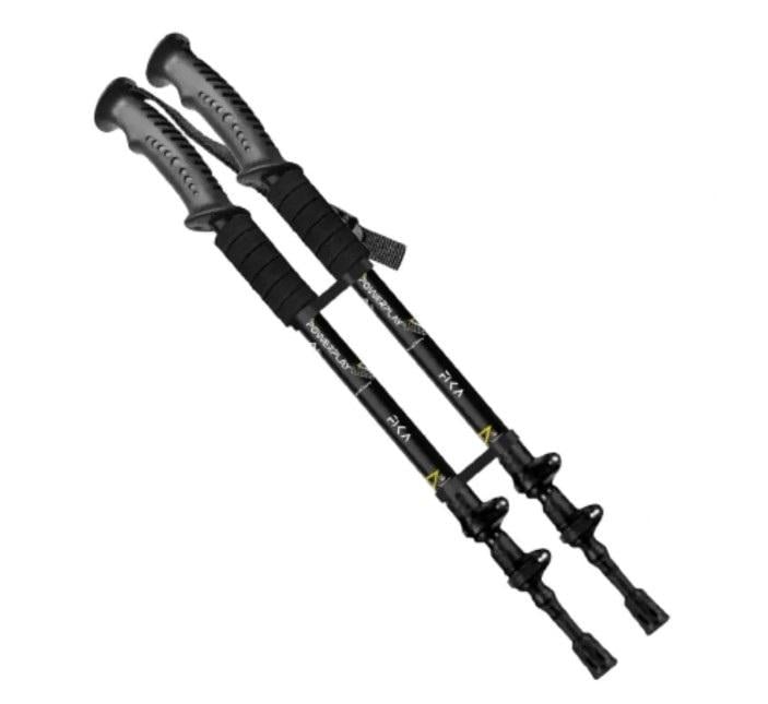 Трекінгові палиці PowerPlay 9109 Fika пара 60-135 см з двома парами чобітків та чохлом Black/Yellow (PP_9109_Fika_Bl/Yellow)