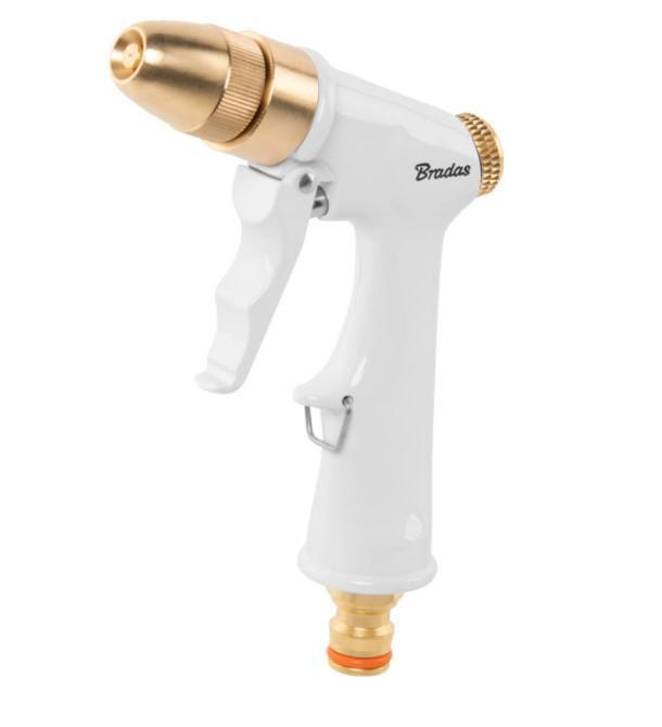 Пистолет для полива Bradas WHITE LINE металлический 3-функциональный AQUA LUX (WL-EN507M) Пистолет для полива Bradas WHITE LINE металлический 3-функциональный AQUA LUX (WL-EN507M)
