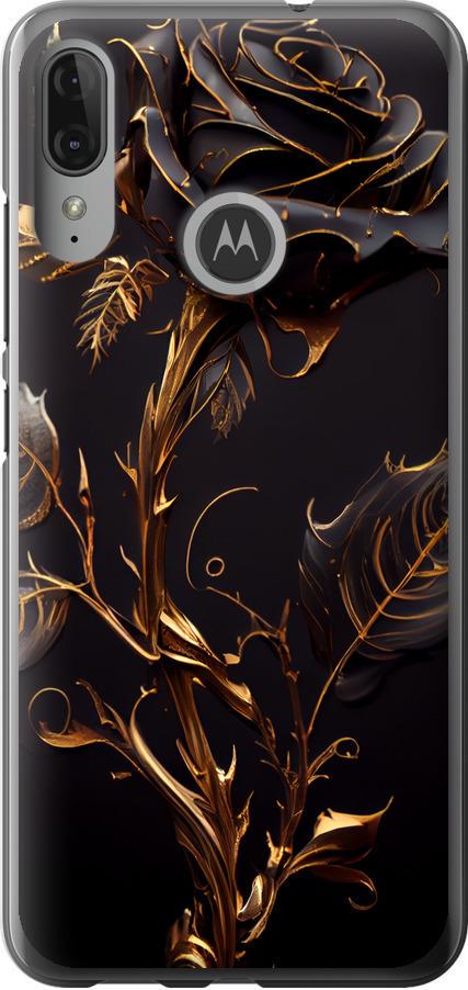 Чехол на Motorola Moto E6 Plus Роза 3 (5552u-1780-42517)