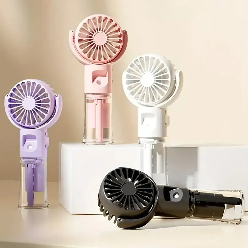 Вентилятор портативний ручний із USB-розпилювачем з акумулятором (6-18-2053290) - фото 2 Вентилятор портативний ручний із USB-розпилювачем з акумулятором (6-18-2053290) - фото 2