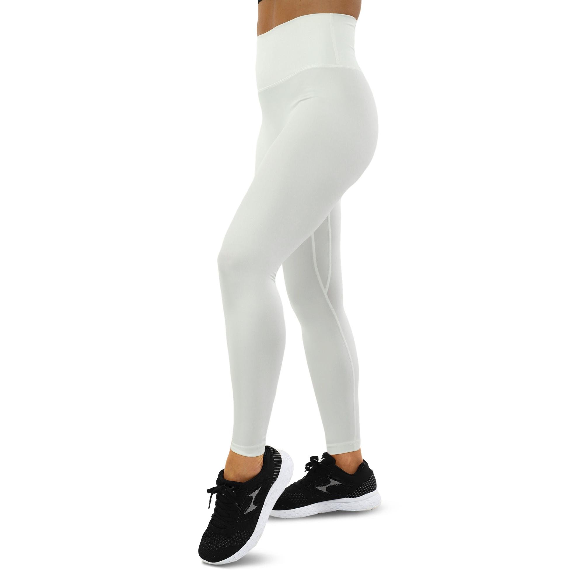 Лосины спортивные женские VSX C350 с высокой талией S Белый (C350_Белый_S)