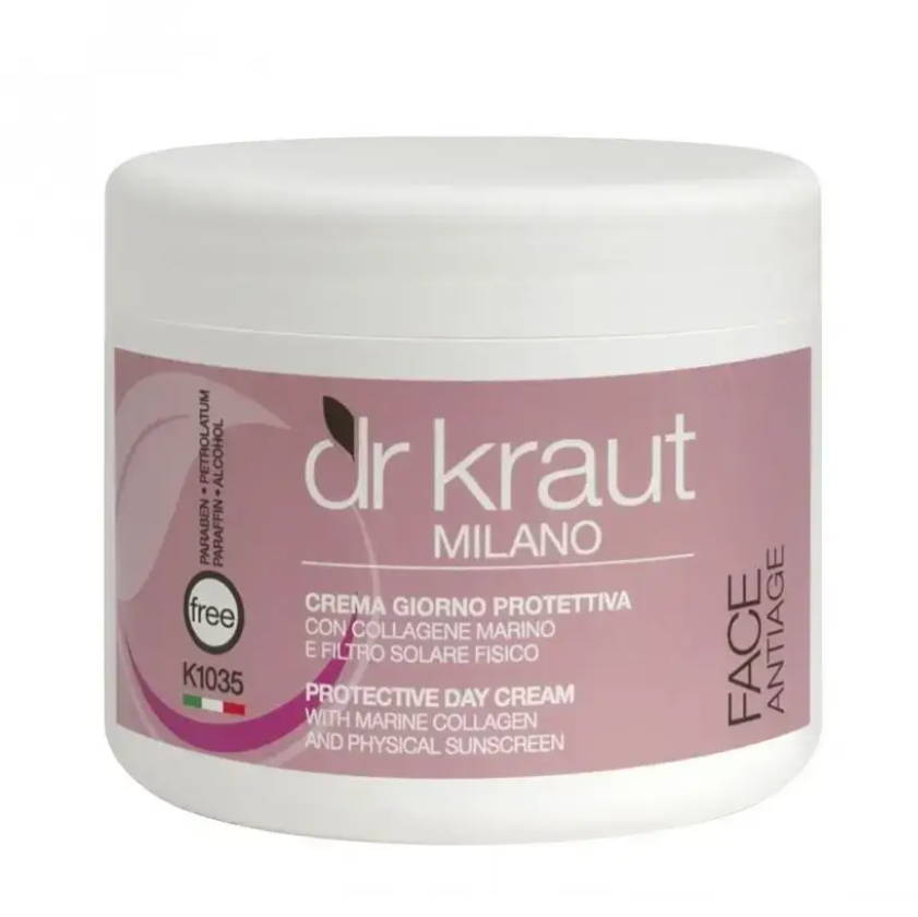Крем защитный дневной с морским коллагеном и SPF 90 Dr.Kraut Protective Day Cream 500 мл (27131640) Крем защитный дневной с морским коллагеном и SPF 90 Dr.Kraut Protective Day Cream 500 мл (27131640)