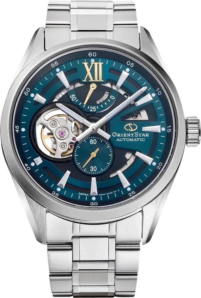 Наручные часы мужские Orient Star Modern Skeleton RE-AV0134E00B со стальным корпусом/сапфировым стеклом WR 100 м Зеленый (3124658607) Наручные часы мужские Orient Star Modern Skeleton RE-AV0134E00B со стальным корпусом/сапфировым стеклом WR 100 м Зеленый (3124658607)