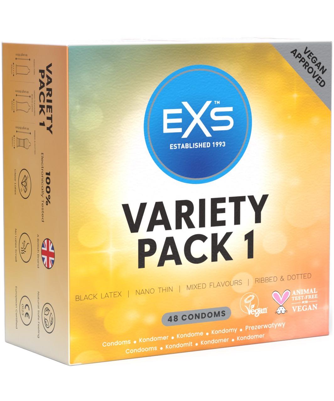 Презервативы EXS MIX Variety Pack 1 48 шт. (UCIU001176)