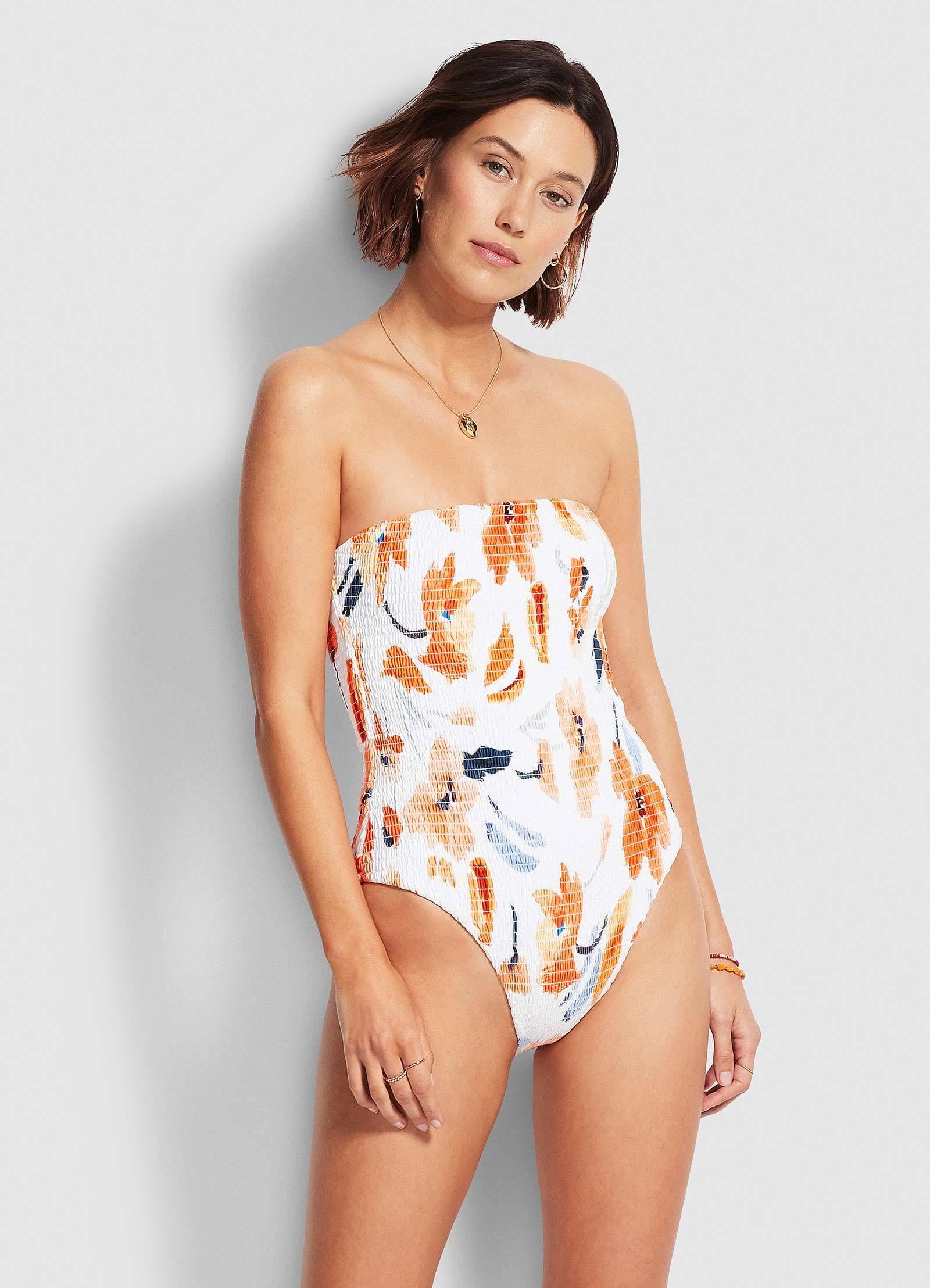 Купальник сплошной Seafolly M Белый (10998-883white)