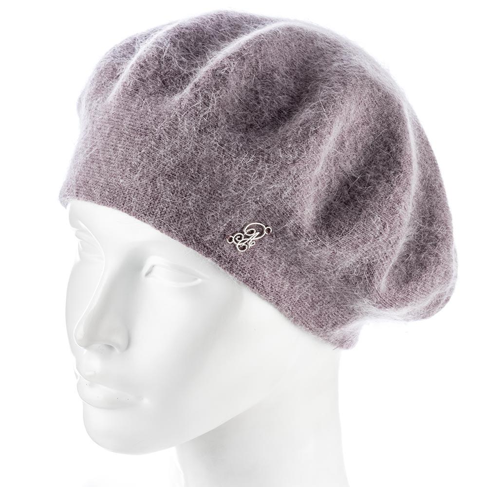 Шапка женская Atrics WH873 двойной ангоровый Сиреневый