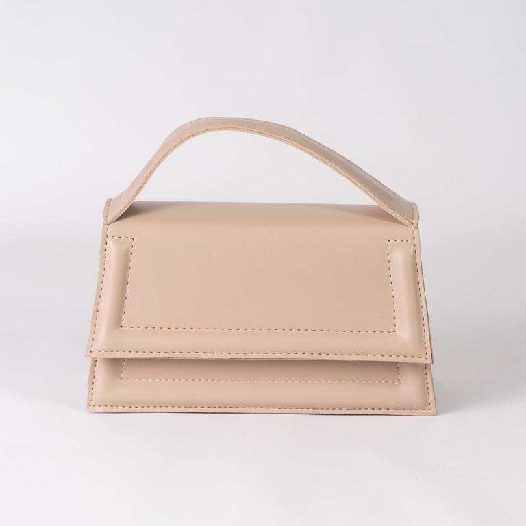 Сумка женская XENIA № 17-24 кросс-боди из гладкой экокожи Молочный - фото 1