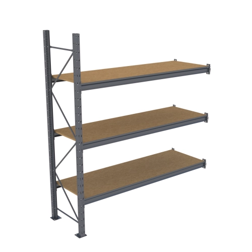 Стеллаж Modern-Expo Mini Rack с полками ДСП приставная секция 3 уровня 2127х1850х615 мм (3-3-69)