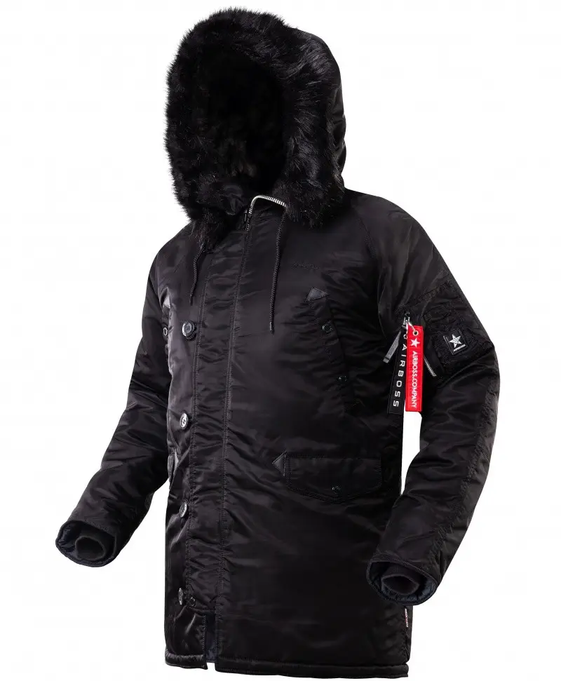 Куртка аляска Airboss Winter Parka S Black (171000123221BLS)