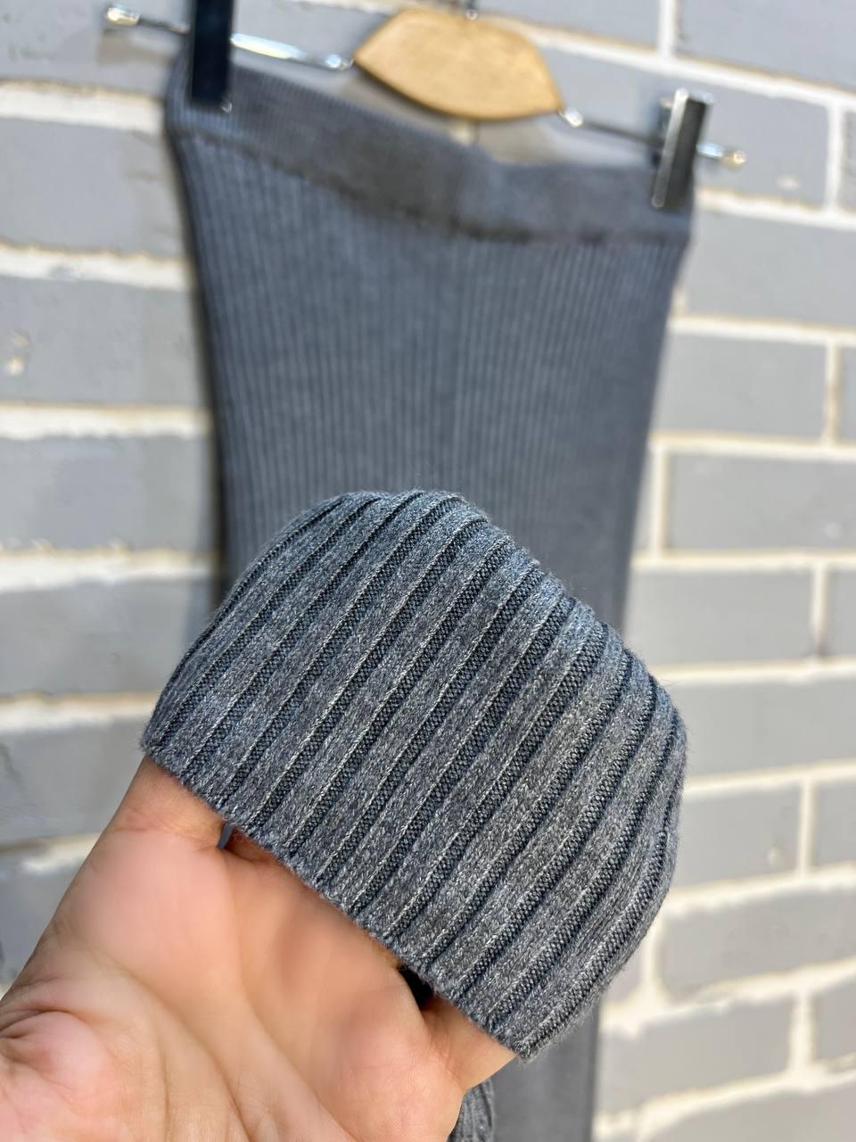 Лосины женские U 6157 рубчик теплые вязка OS Серый (2997) - фото 4 Лосины женские U 6157 рубчик теплые вязка OS Серый (2997) - фото 4