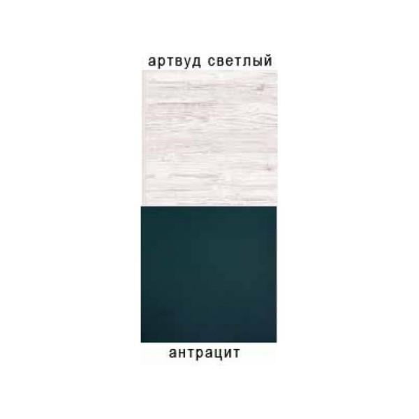 Спальный гарнитур Світ меблів Соня каркас с ламелями из ДСП/Зеркала Артвуд светлый/Антрацит (51639) - фото 7 Спальный гарнитур Світ меблів Соня каркас с ламелями из ДСП/Зеркала Артвуд светлый/Антрацит (51639) - фото 7