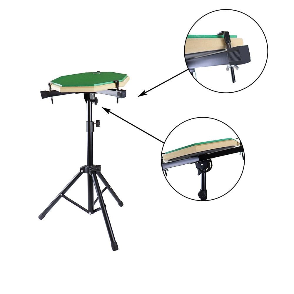 Пед барабанный со стойкой Drum Club pad тренировочный 30 см Gray - фото 8 Пед барабанный со стойкой Drum Club pad тренировочный 30 см Gray - фото 8