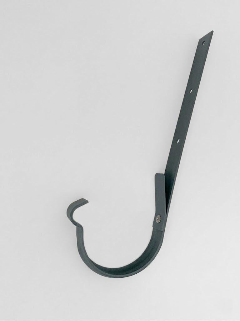 Держатель желоба металл удлиненный Ф 90/2,5 мм (ФГ 230090) Держатель желоба металл удлиненный Ф 90/2,5 мм (ФГ 230090)