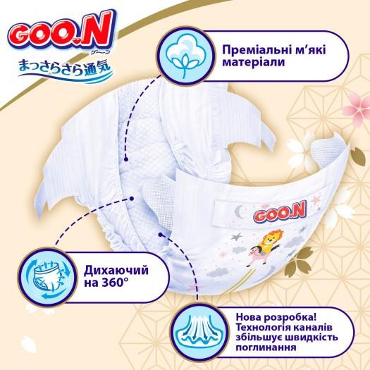 Подгузники Goo.N Premium Soft для детей S 3-6 кг 70 шт. (F1010101-153-ks) - фото 2