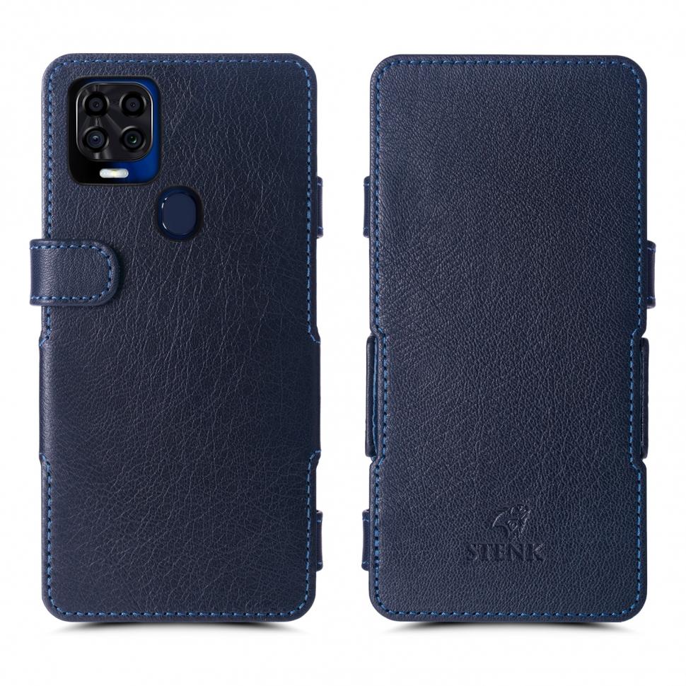 Чехол книжка Stenk Prime для ZTE Blade V2020 Синий (66524)