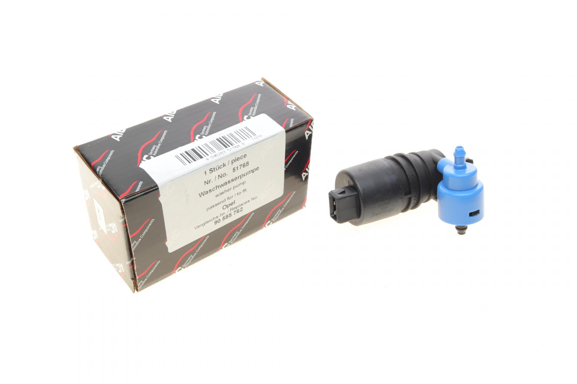 Насос омывателя стекла Aic дуальный Opel Astra G/H/Vectra B/Omega B/Zafira B 93-15 (51768)