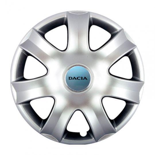 Автомобильные колпаки SKS 223 R14 с логотипом Dacia 4 шт. Серебристый