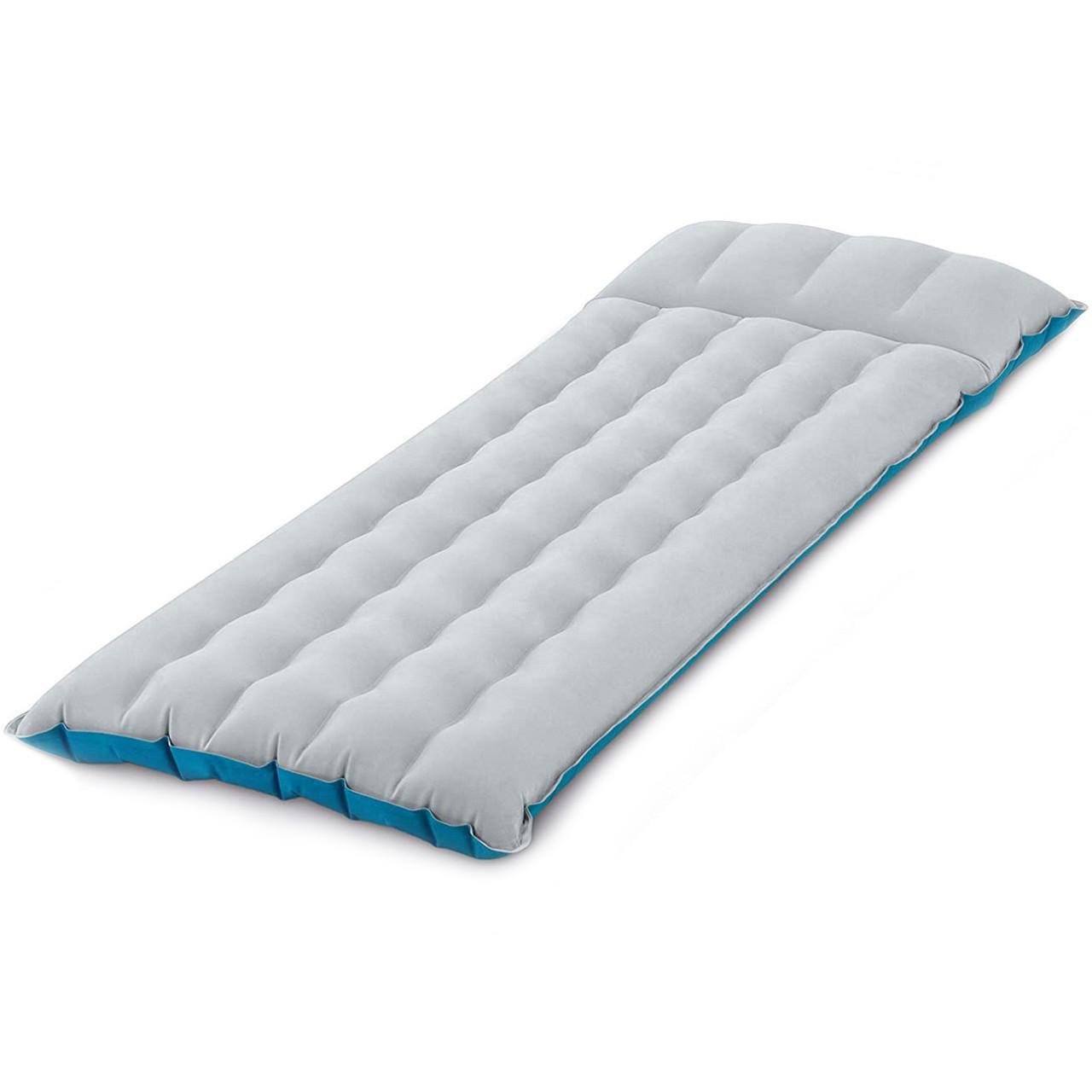 Надувной матрас Intex одноместный до 136 кг 184х67х17 см (28443605) - фото 2