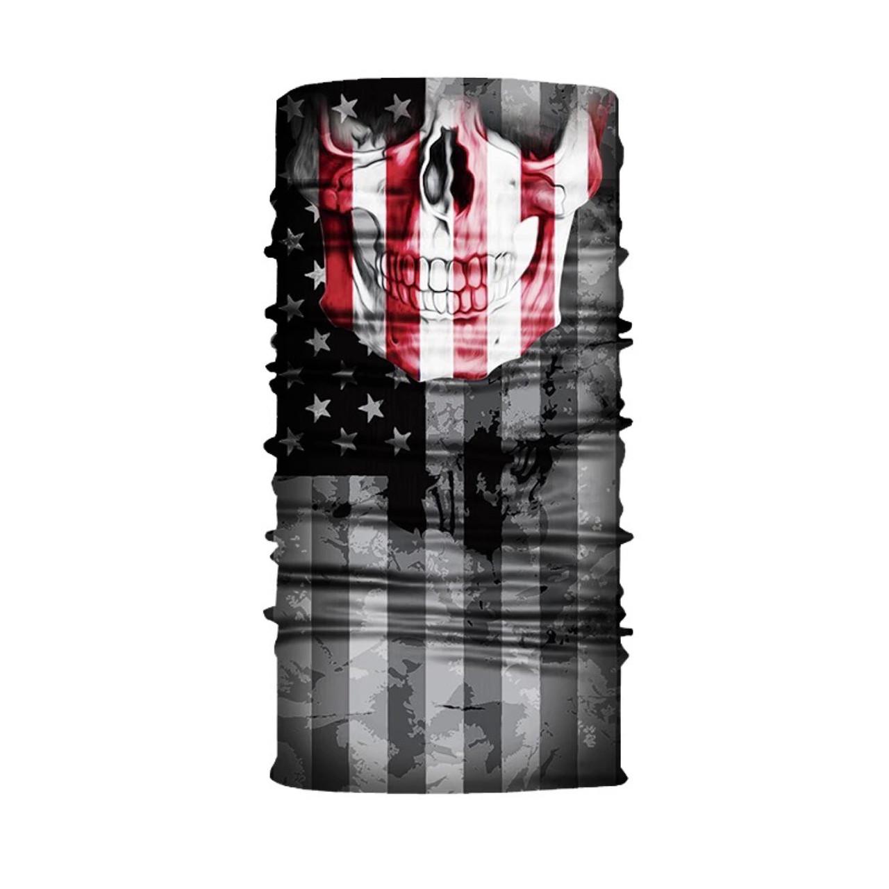Баф Flag Skull с черепом и флагом Черный (1175273358)