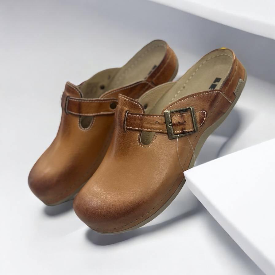 Сабо чоловічі Leon натуральна шкіра із затемненням р. 46 коричневий (26526312) - фото 3 Сабо чоловічі Leon натуральна шкіра із затемненням р. 46 коричневий (26526312) - фото 3