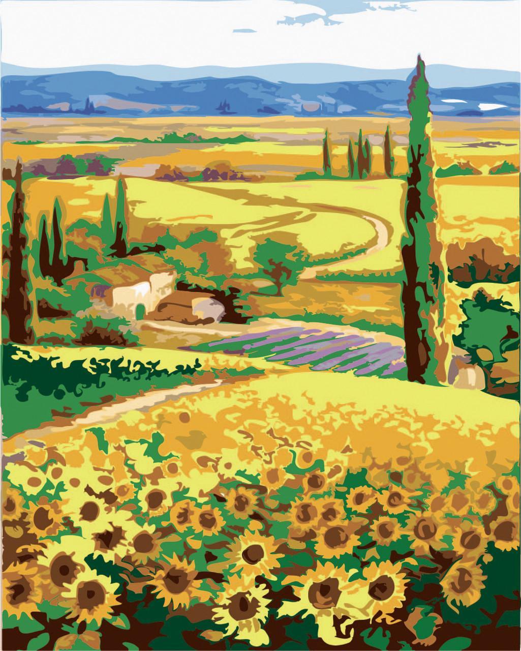 Картина по номерам Идейка Родные поля КНО2203 40х50 см