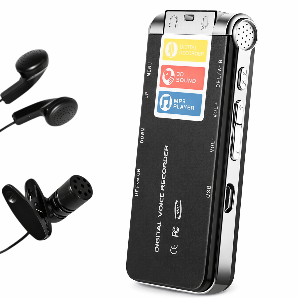 Диктофон 8 ГБ Черный (91236155309940) Диктофон 8 ГБ Черный (91236155309940)