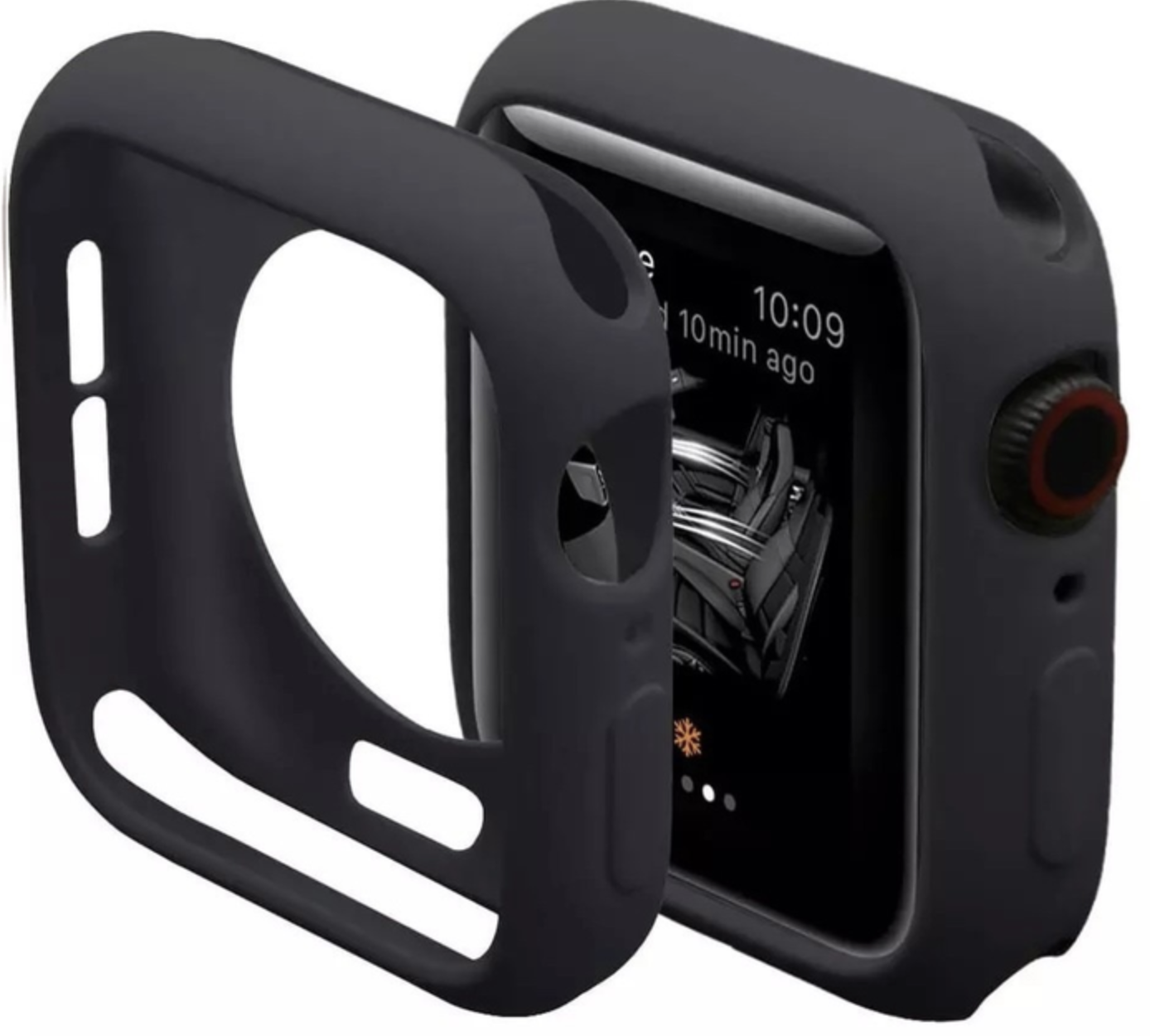 Чохол захисний силіконовий для Apple Watch 46 мм Чорний (544830832)