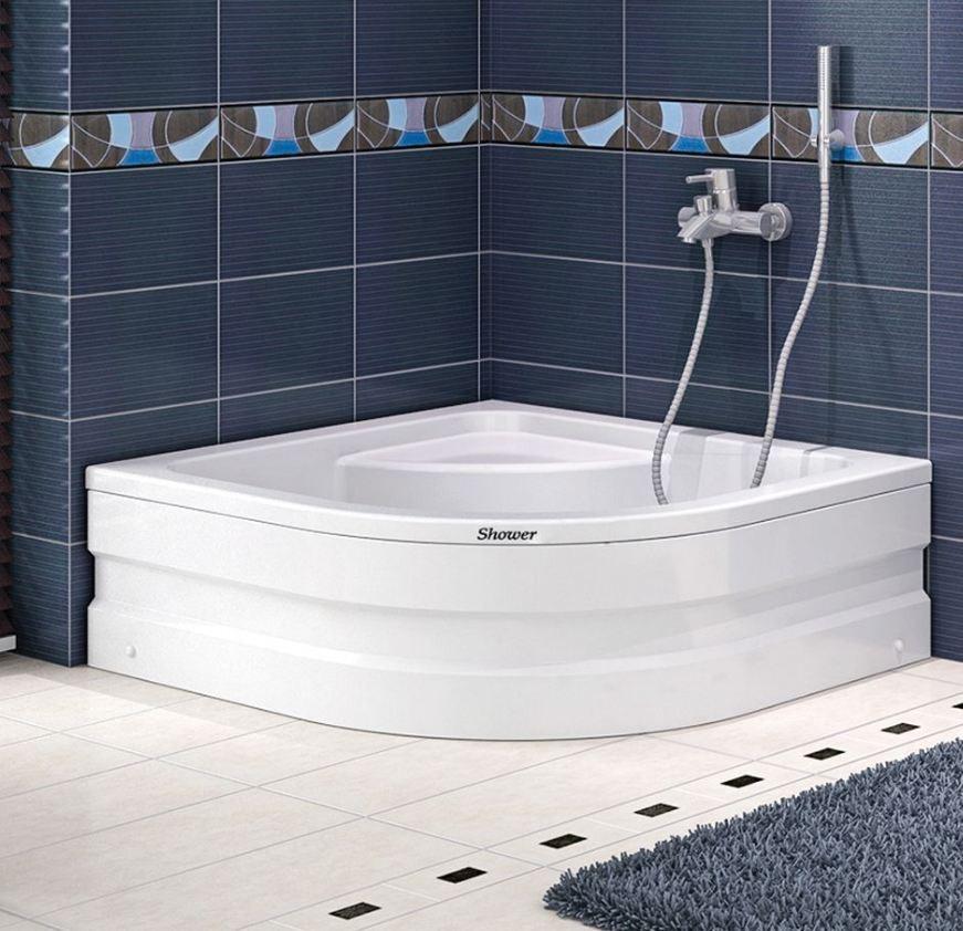 Поддон акриловый полукруглый Shower CELLESSE SW-6010 90х90х45 см - фото 3