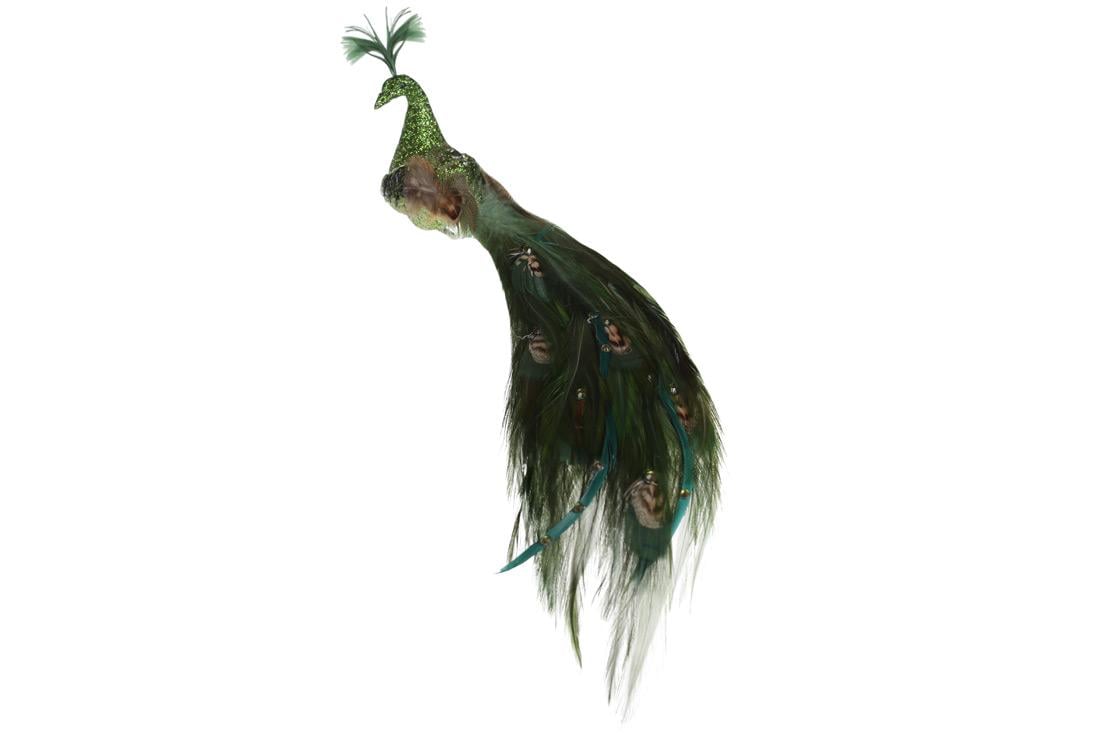 Декоративный Павлин на клипсе BonaDi (499-052)