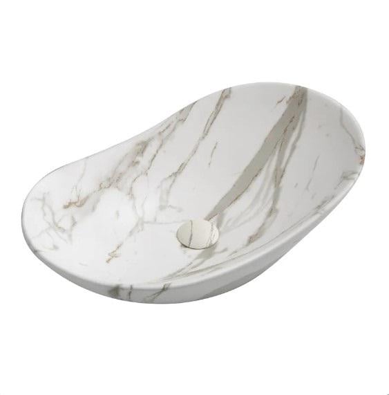 Раковина накладна MIXXUS Premium WAVE-0105 MARBLE 620х360х160 мм (MP6559)