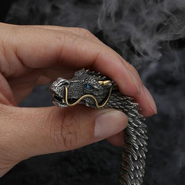 Браслет M00288-1 Дракон з міді S 18 см - фото 4 Браслет M00288-1 Дракон з міді S 18 см - фото 4